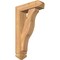 Ekena Millwork Funston Arts and Crafts Smooth Bracket w/ Offset Brace, Western Red Cedar, 5 1/2"W x 18"D x 30"H BKT0604X18X30FST03SWR - alternate 1